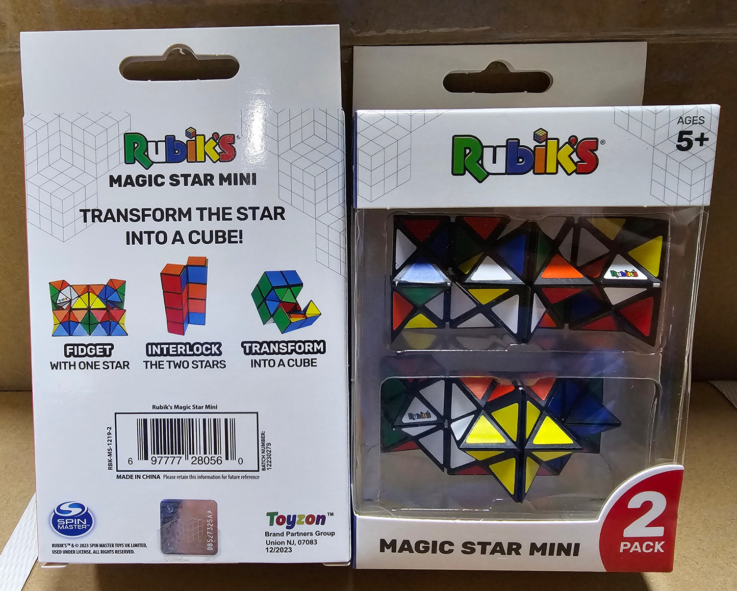 Rubik's - Mini Magic Star 2-Pack (Box)