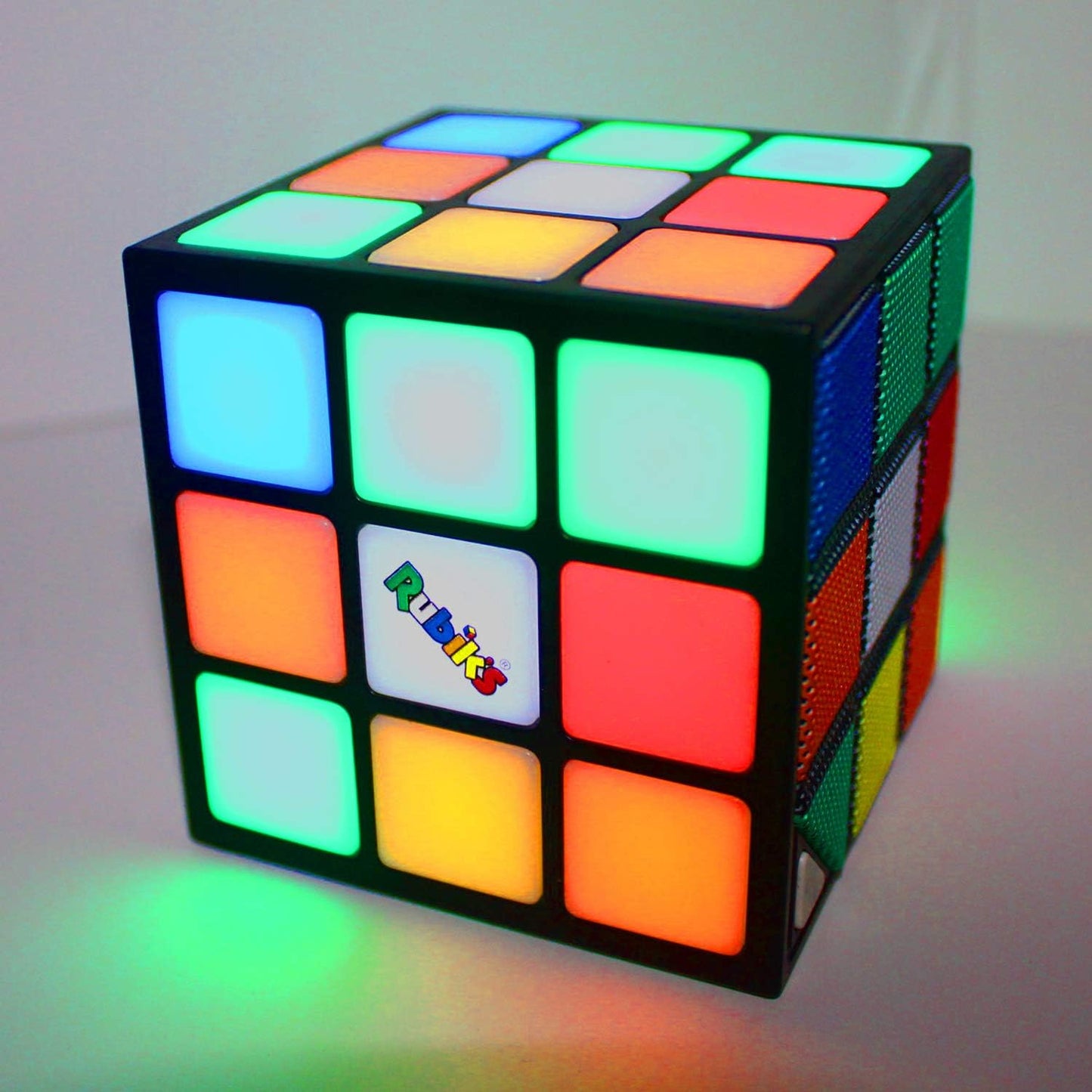 Rubik's - Portable LED Light-Up Cube Speaker