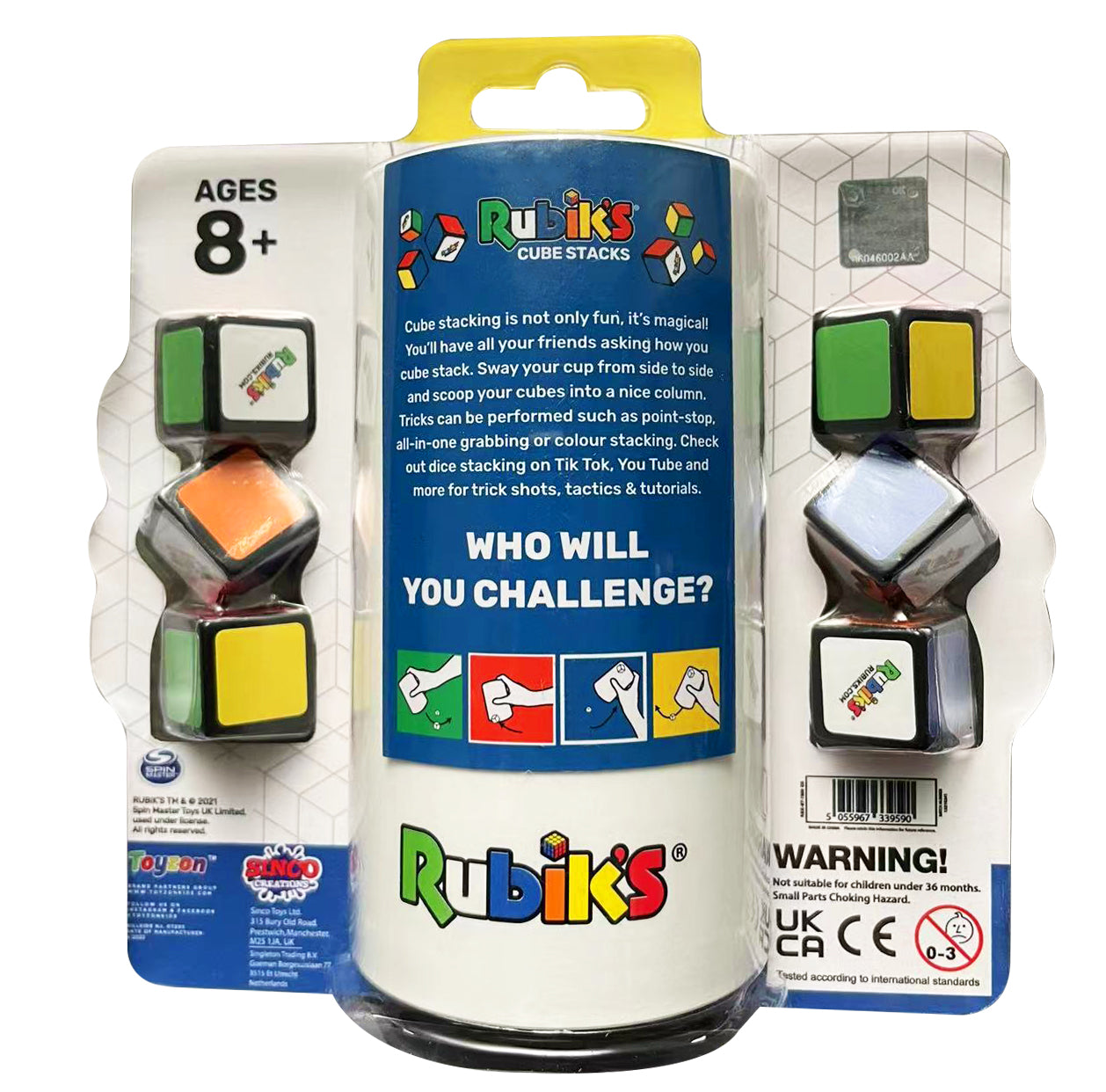 Rubik's - Cube Stacks (White)