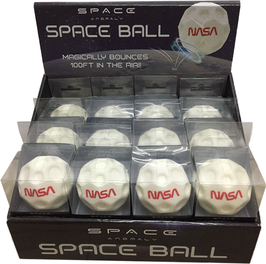NASA - Space Anomaly Super Bounce Ball: 100-Foot Leap in 24 Unit Display