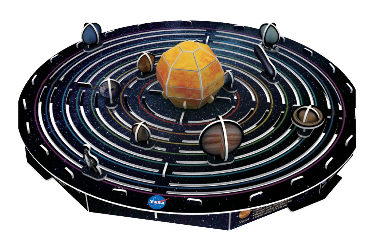 NASA - Solar System 3D Puzzle - 57 pcs