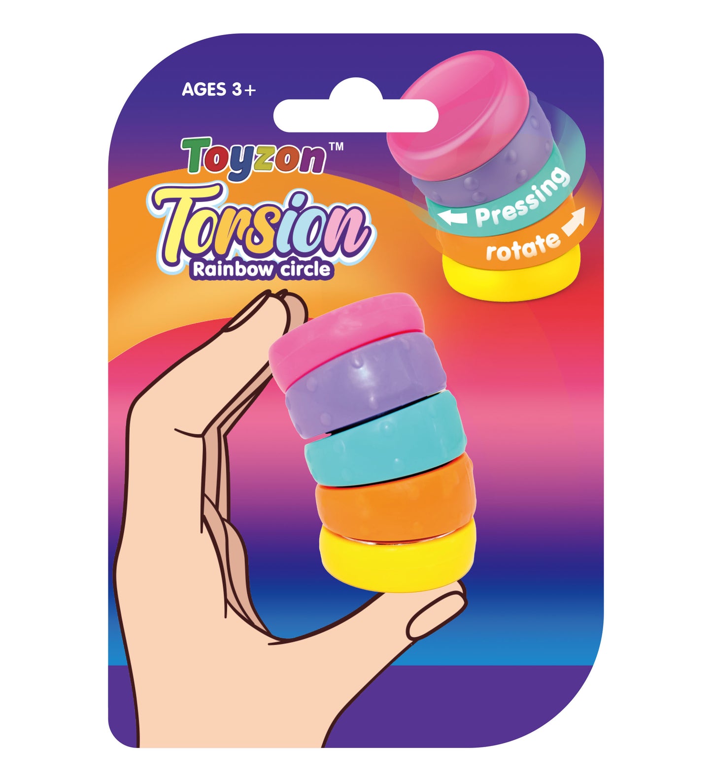 Toyzon™ - Torsion Rainbow Circle