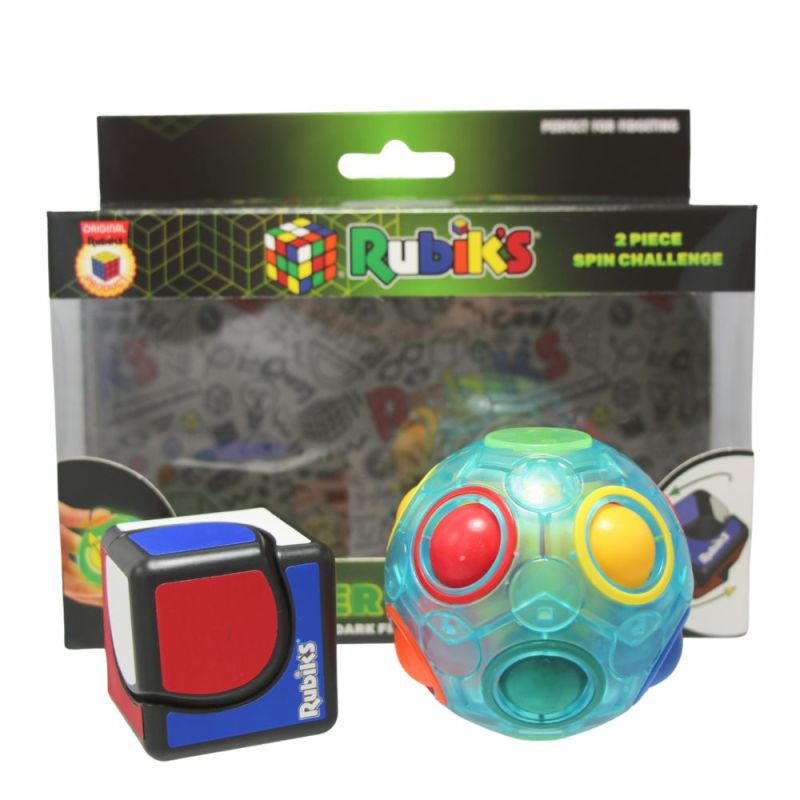 Rubik’s - Super Spin Set: Glow in the Dark