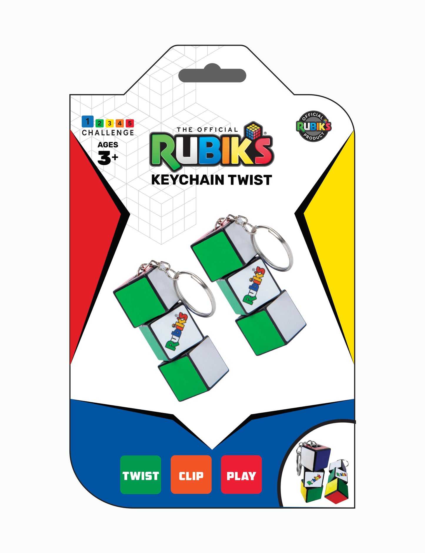 Rubik's - Keychain Twist (2 Pack - Clamshell)