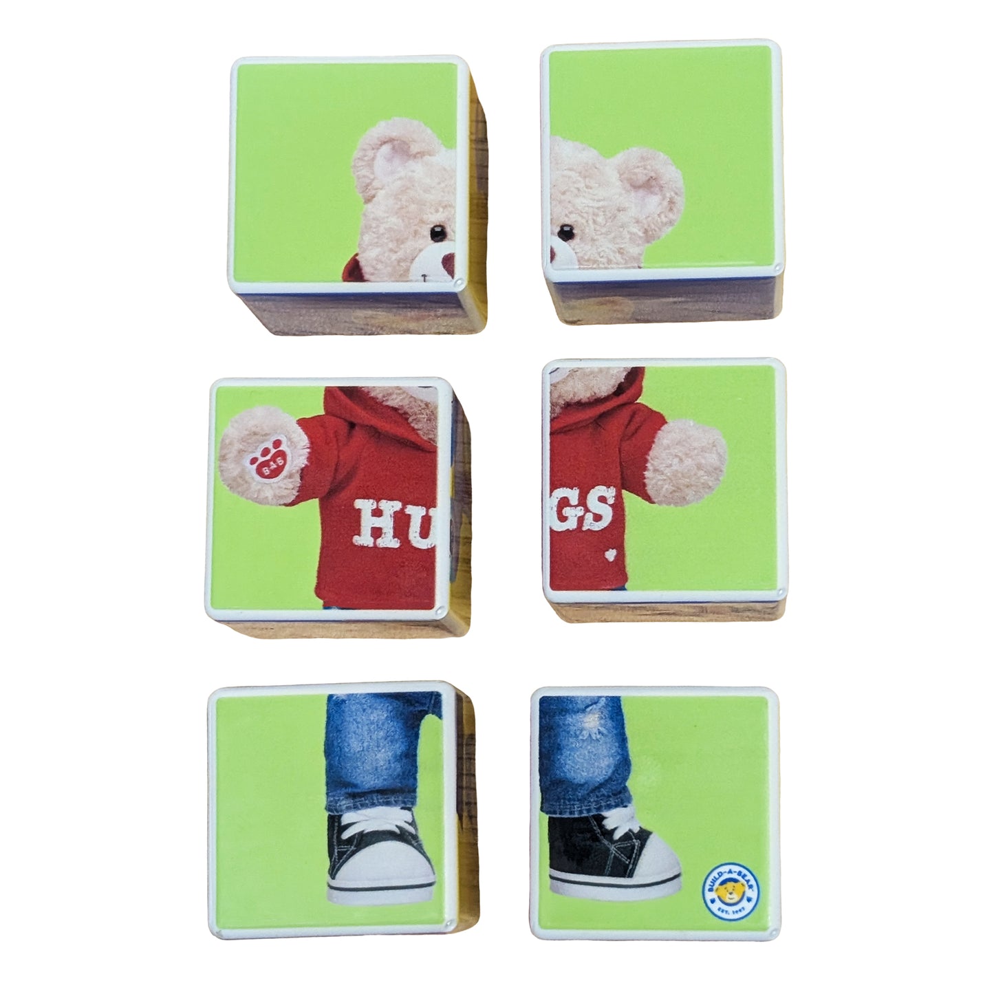 Build-A-Bear Workshop® Magnetic Blocks Puzzle – 6 Piece Mix & Match Cube