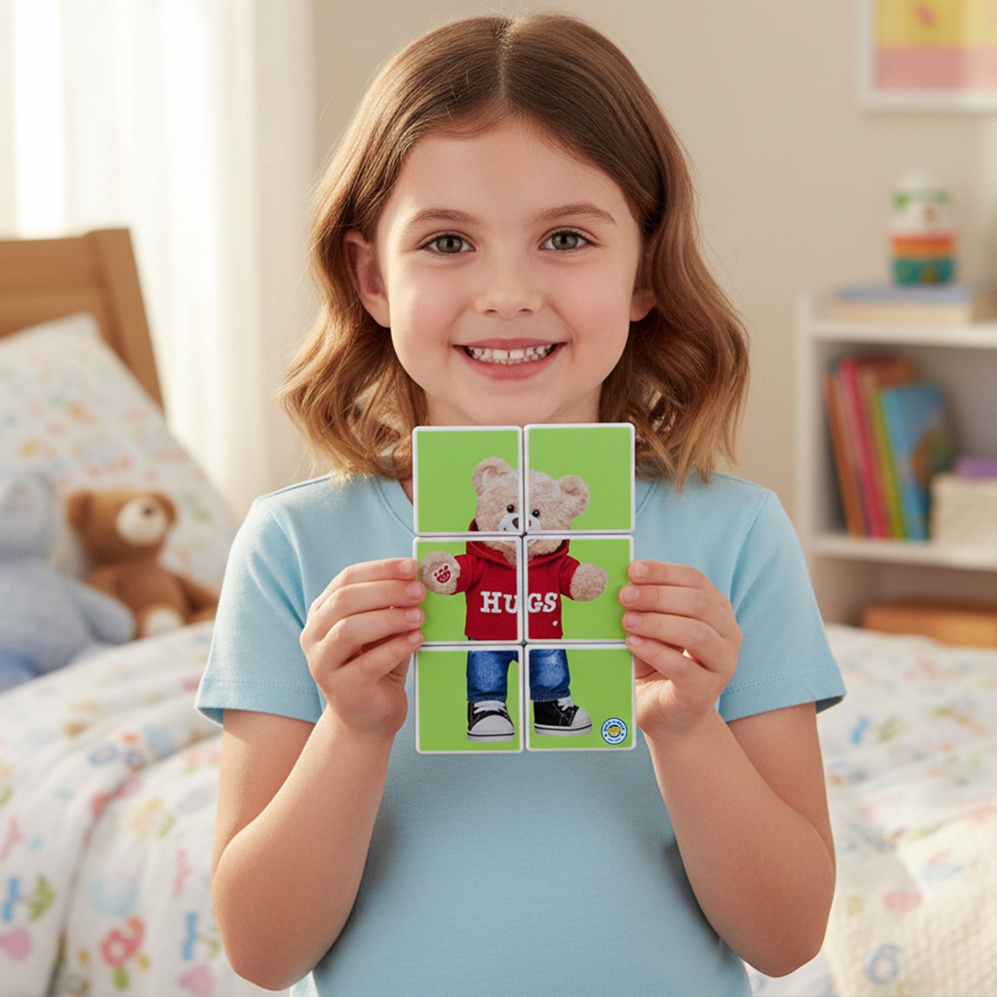 Build-A-Bear Workshop® Magnetic Blocks Puzzle – 6 Piece Mix & Match Cube