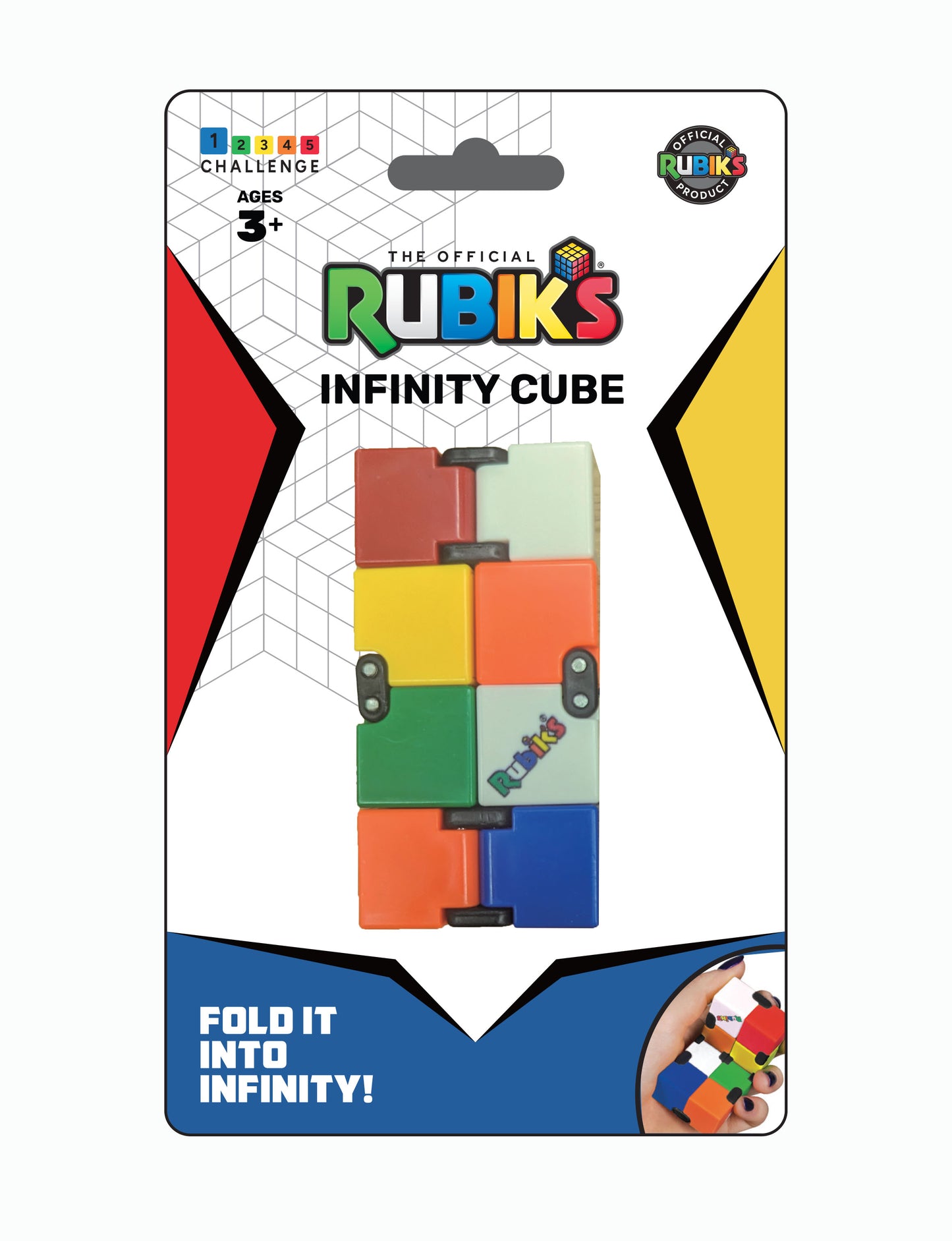 Rubik's - Infinity Cube (Colored Pattern - Clamshell)