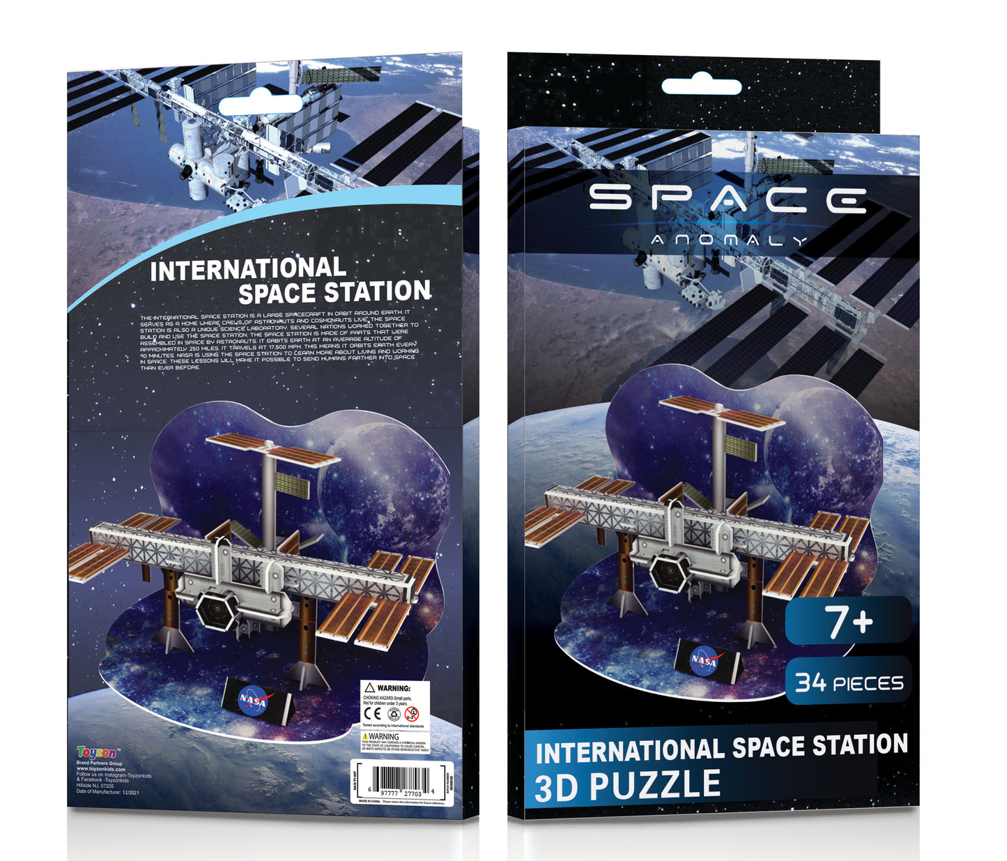 NASA - International Space Stadum 3D Puzzle - 34 pcs