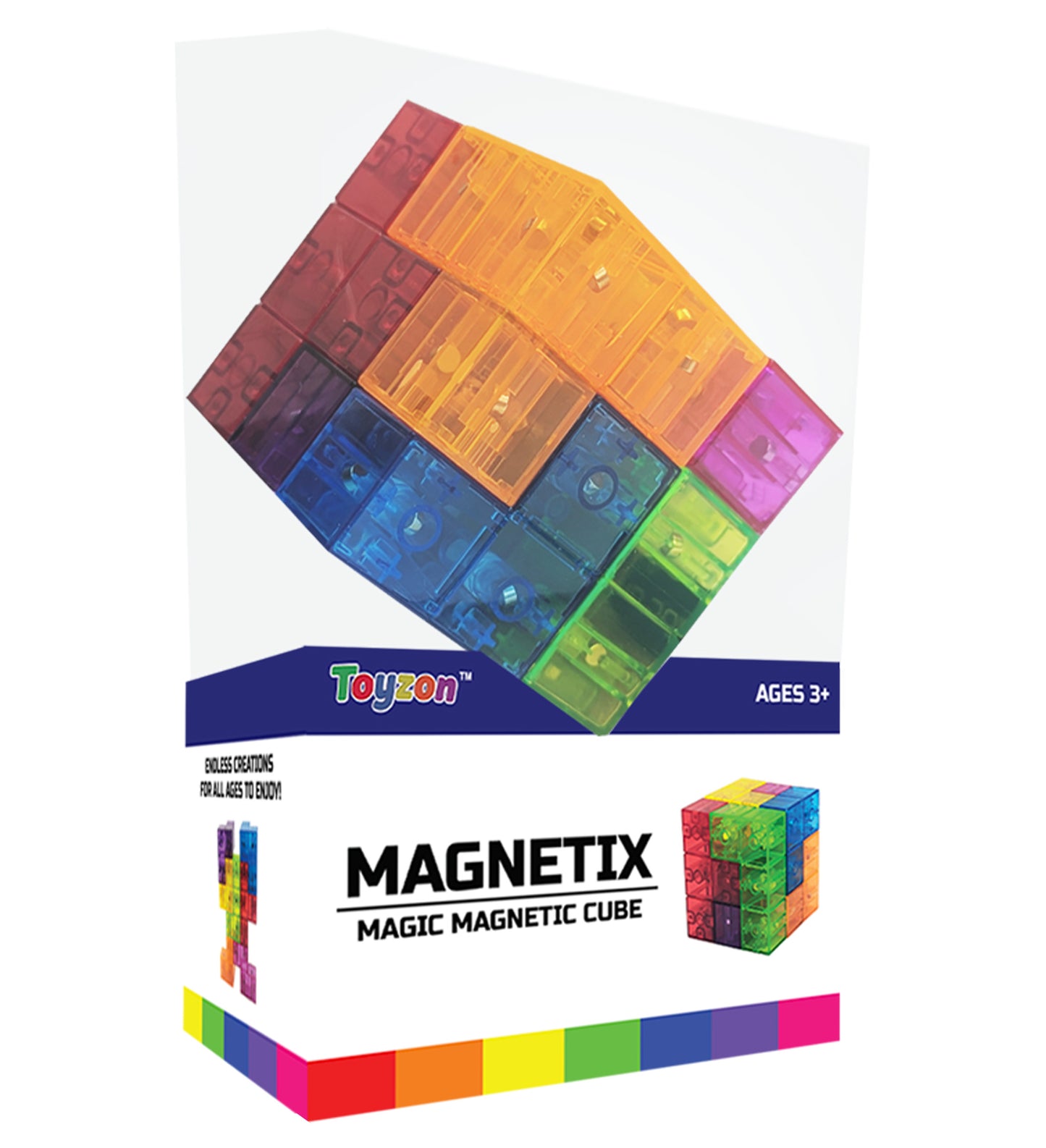 Toyzon™ - Magnetix Magic Magnetic Cube