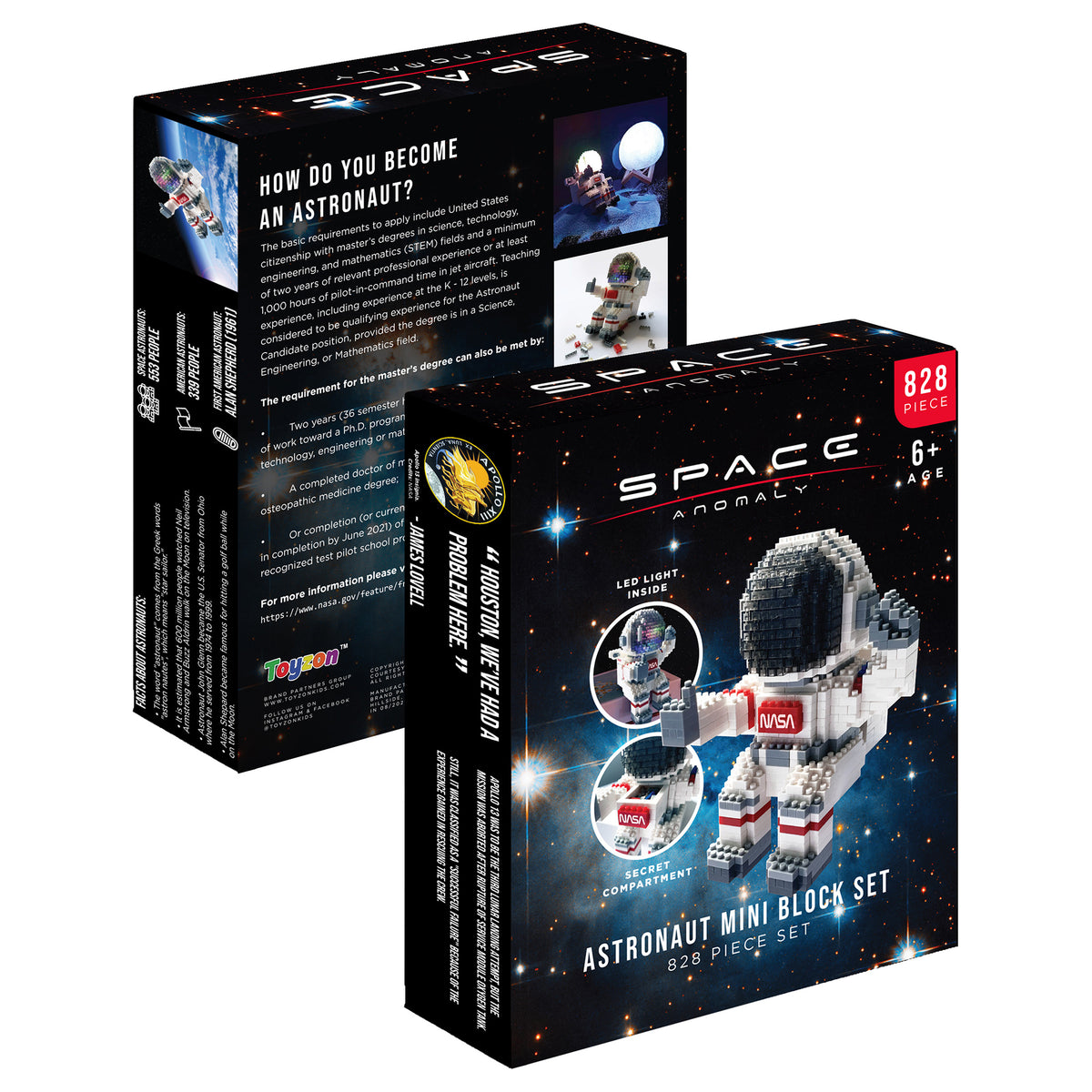 Addis Mini Spacemaker NASA - Space Anomaly Astronaut Mini Block Set - 828 Pieces – Brand ...