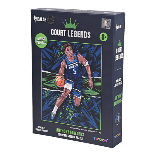 NBALAB Court Legends – Anthony Edwards NBA 300-Piece Puzzle (20" x 28")