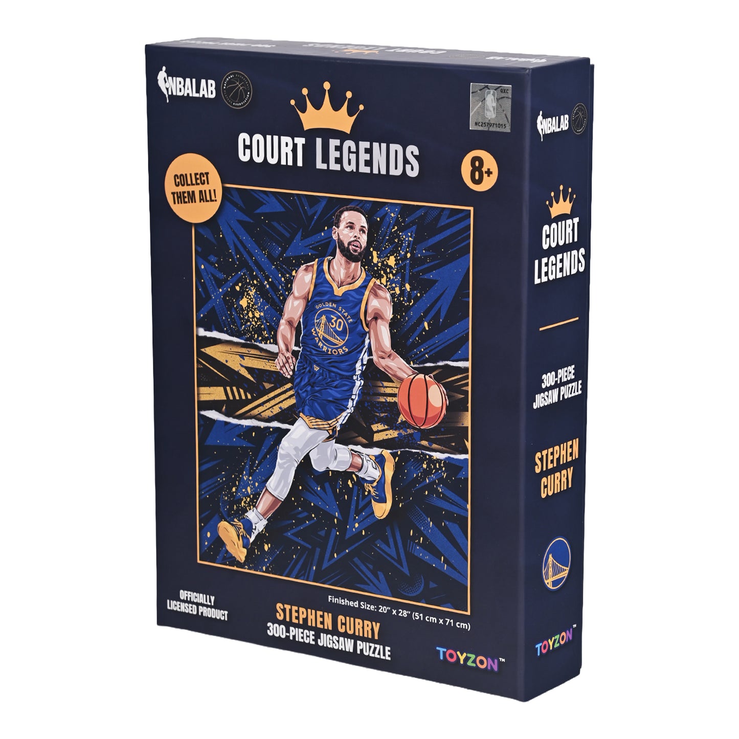 NBALAB Court Legends – Stephen Curry NBA 300-Piece Puzzle (20" x 28")