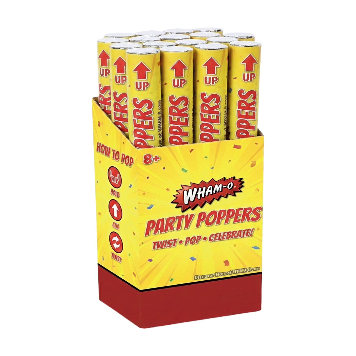 WHAM-O® Party Poppers – 12 Unit PDQ Display