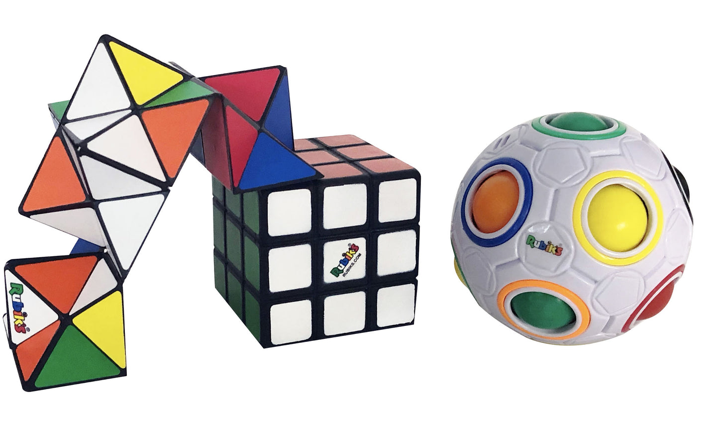 Rubik's - Gift Set (Includes Rainbow Ball, Squishy Cube, and Magic Star)