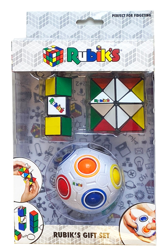 Rubik's Gift Set - (Includes Rainbow Ball, Magic Star and Keyring)