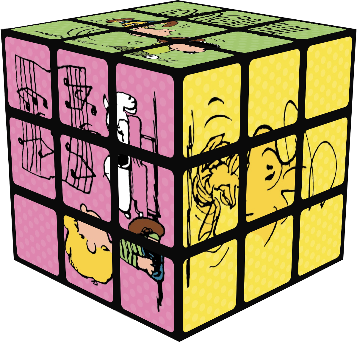 Rubik's Cube x Peanuts Classic Moments Cube