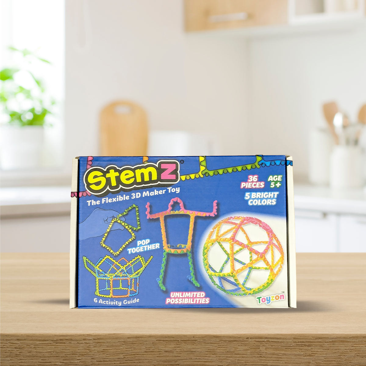 STEMZ®: The Flexible 3D Maker Toy - 36 Pieces Kit