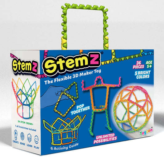 STEMZ®: The Flexible 3D Maker Toy - 36 Pieces Kit