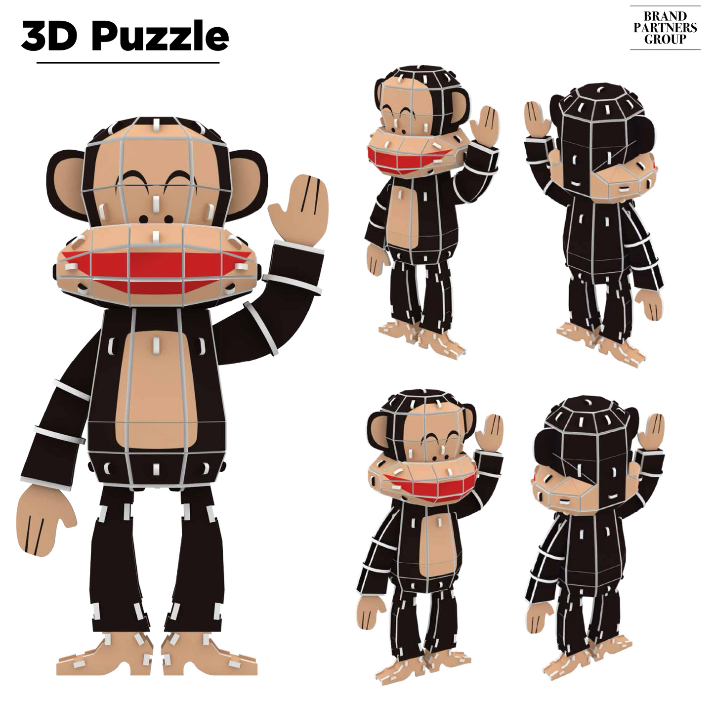 Paul Frank® - Julius 3D Puzzle (50 Piece Set)