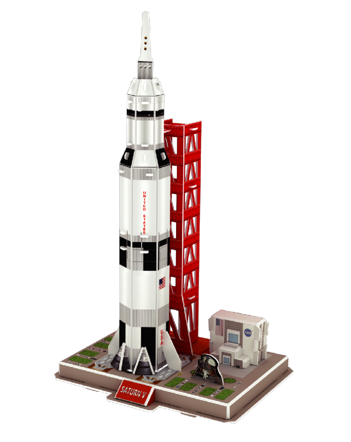 NASA - Saturn V 3D Puzzle - 53 pcs