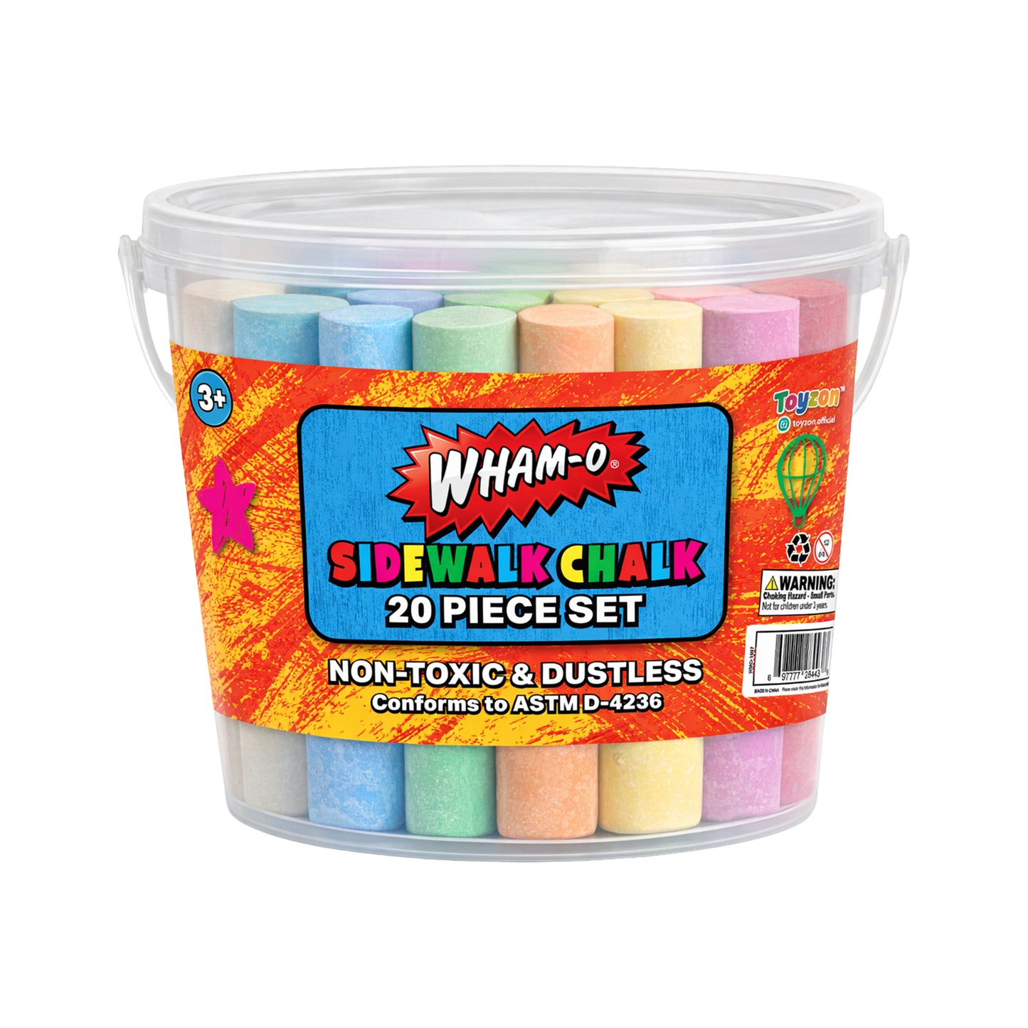 WHAM-O® Sidewalk Chalk – 20 Piece Set
