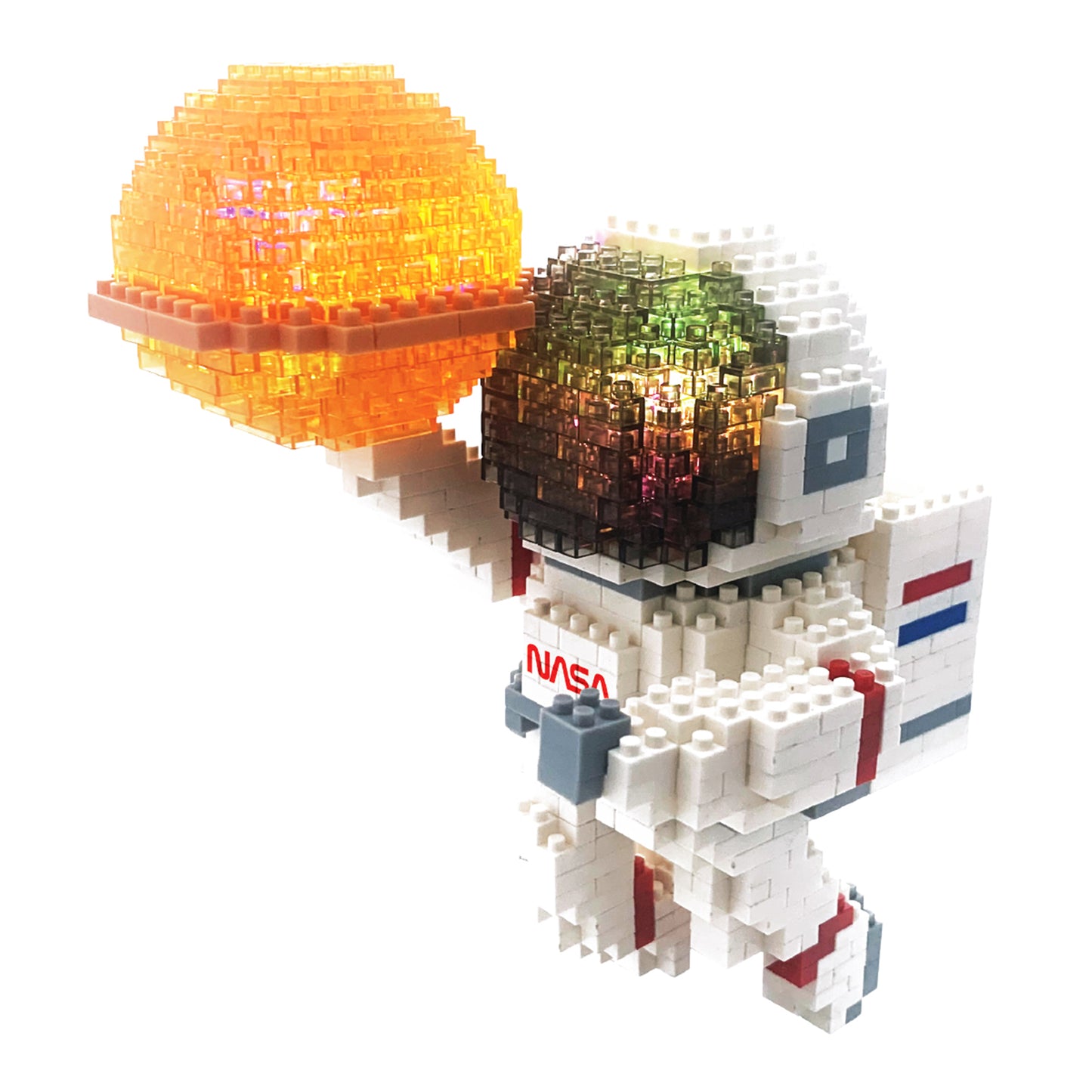 NASA - Space Anomaly Space Dunk Mini Block Set - 954 piece + LED Light Up