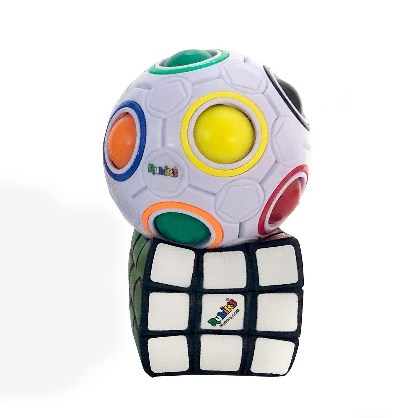 Rubik's Gift Set - (Includes Rainbow Ball, Squishy Cube, and Keyring)